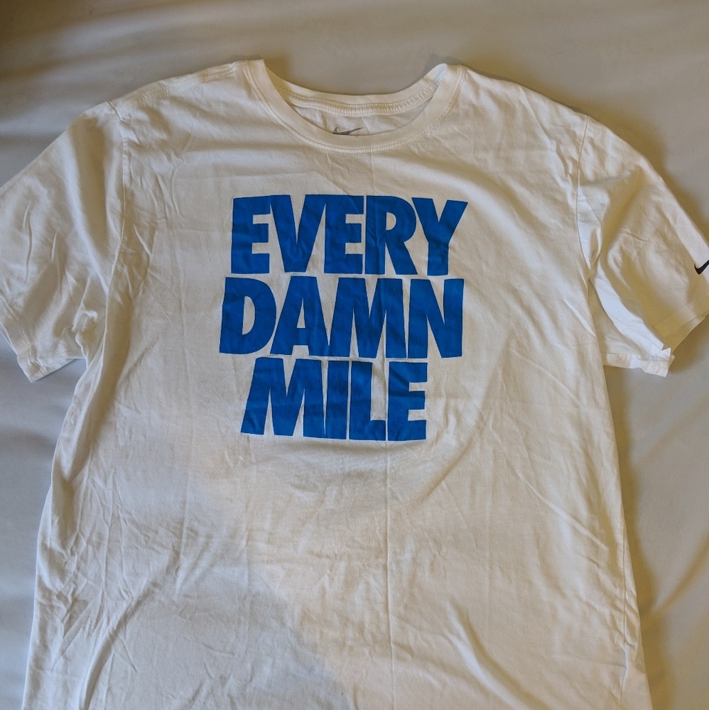 Nike "Every Damn Mile" Casual T-shirt XL White